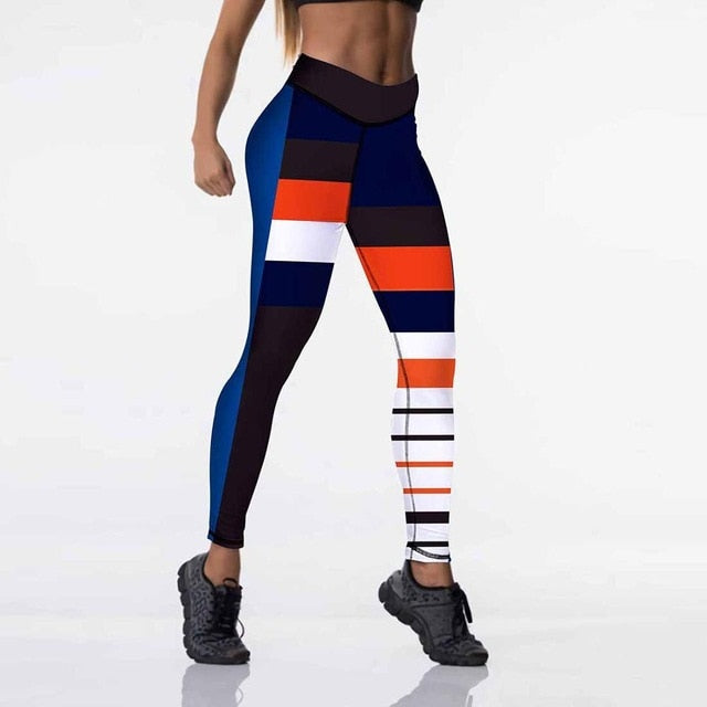 Qickitout 12%spandex Digital Printed Leggings