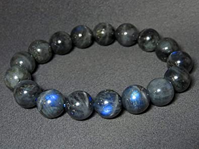 Crystal and Labradorite bracelet