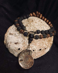 Lava and Earth Mala