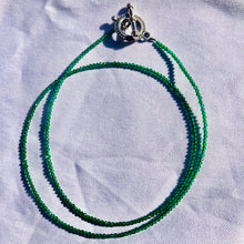 Load image into Gallery viewer, Emerald Money attracting bracelet