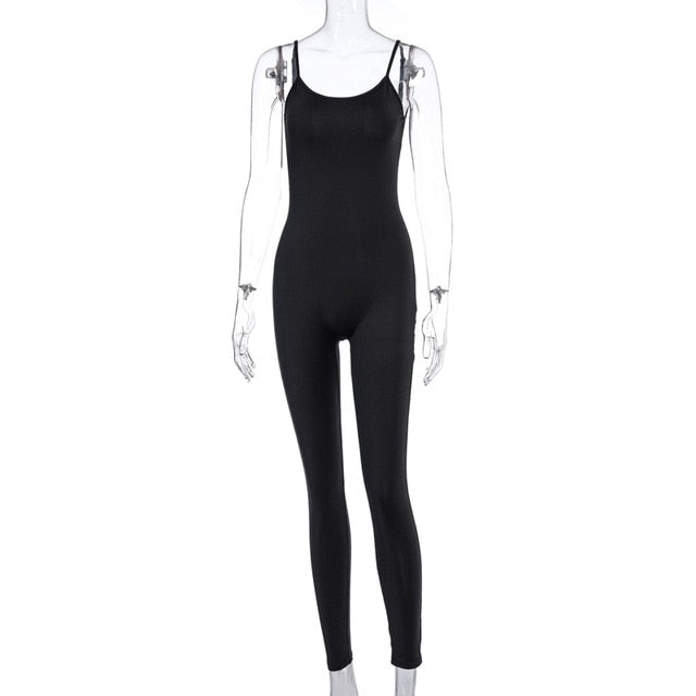 strap women long jumpsuit