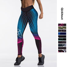 Load image into Gallery viewer, Qickitout 12%spandex  Digital Printed Leggings