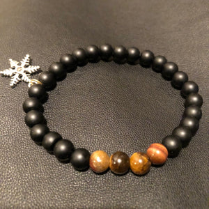 Tigers Eye/ Black Onyx Bracelet